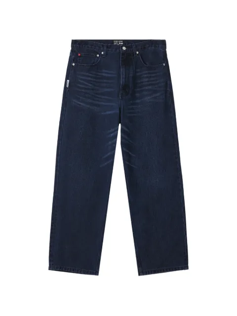 izzue whiskered straight-leg jeans