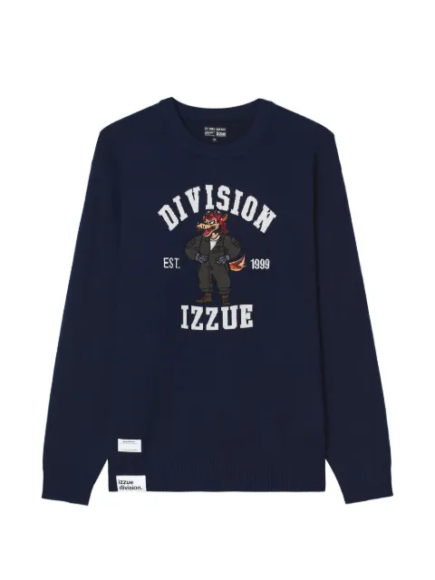 izzue graphic-intarsia sweater