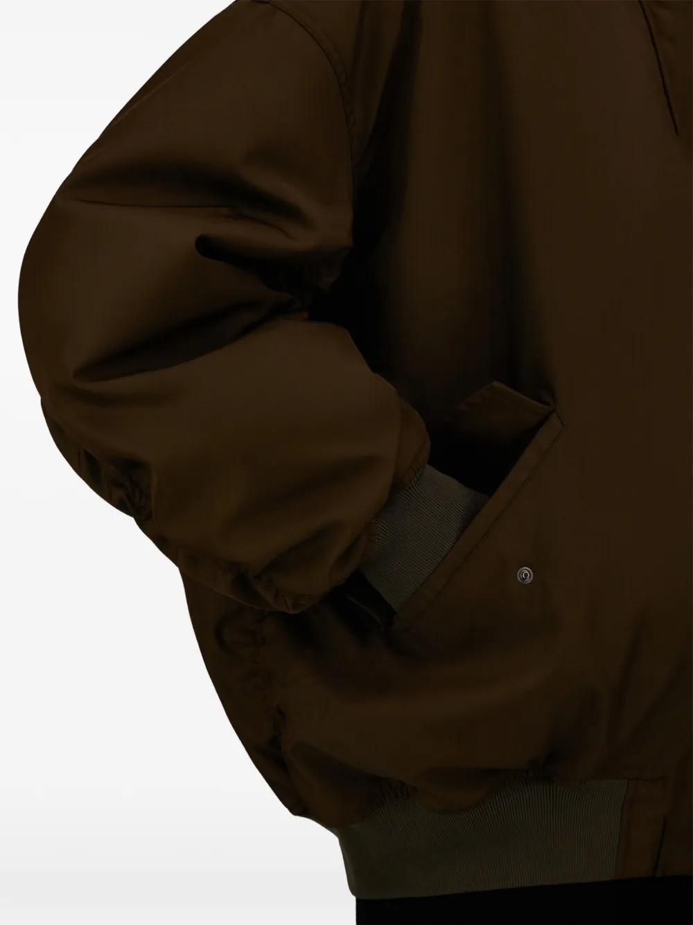 Herno Gewatteerd bomberjack van gabardine Bruin