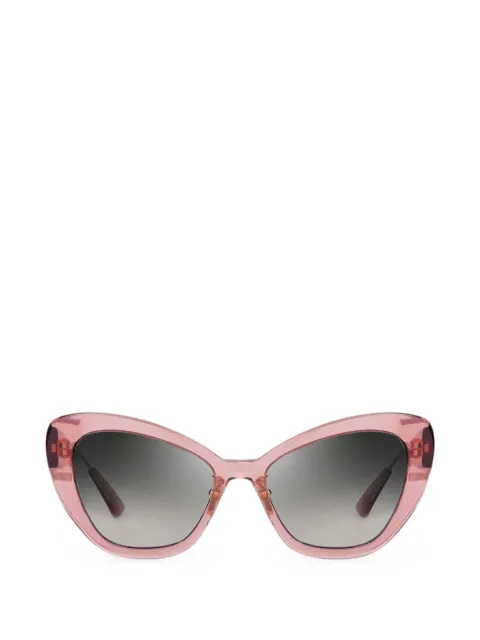 Bugatti logo-plaque cat-eye glasses