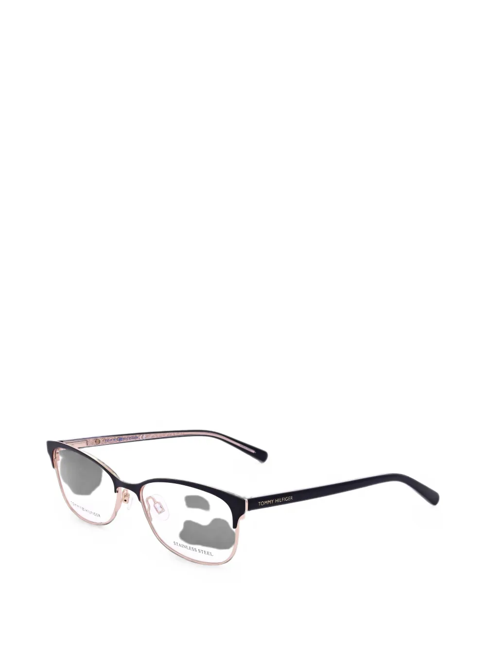 Tommy Hilfiger Square-frame Glasses In Black