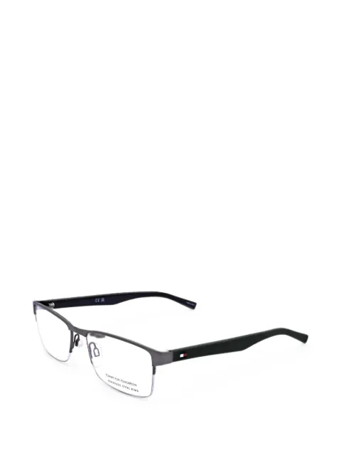 Tommy Hilfiger half-rim rectangle-frame glasses
