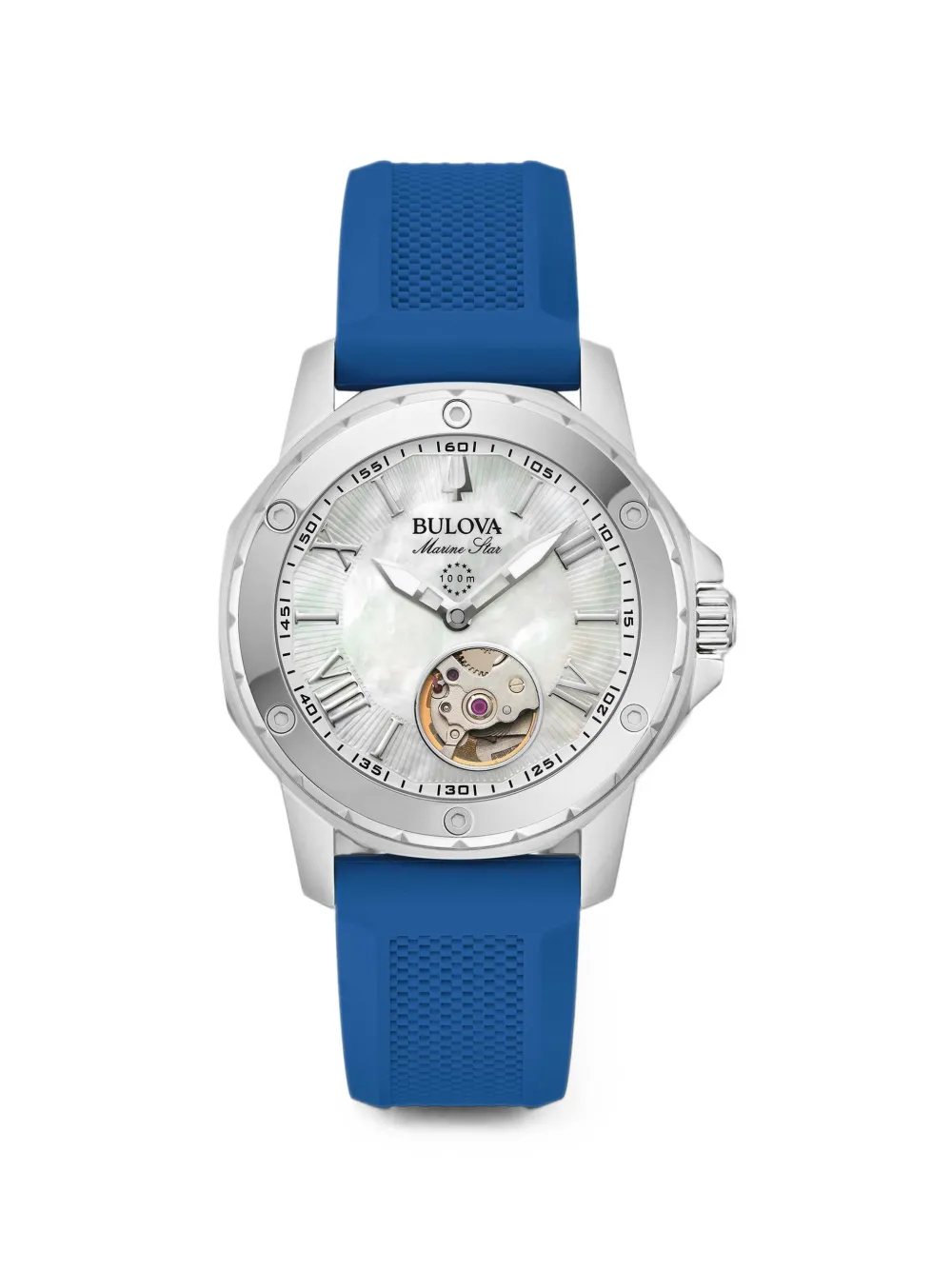 Bulova Marine Star 35mm watch - Bianco