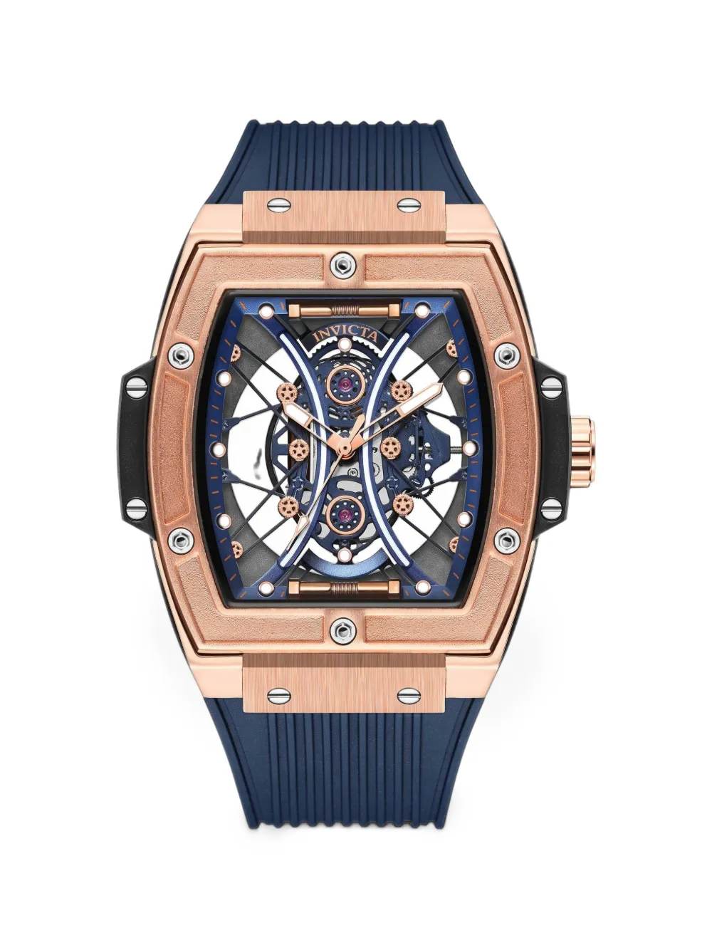 Invicta S1 Rally skeleton 50mm watch - Blu