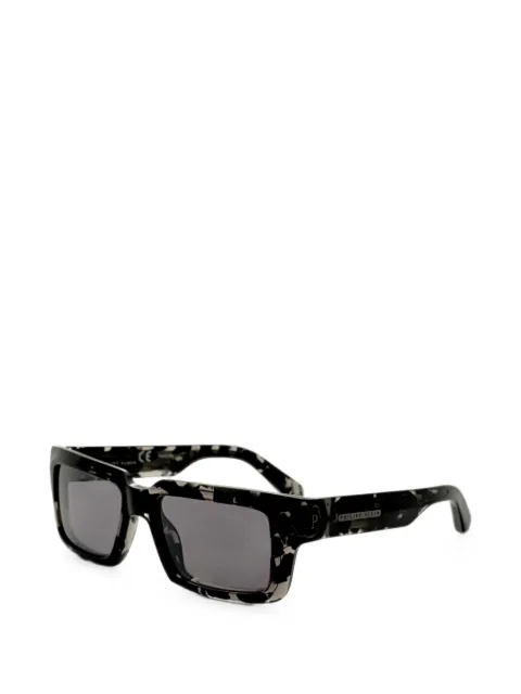Philipp Plein tortoiseshell-effect square-frame sunglasses