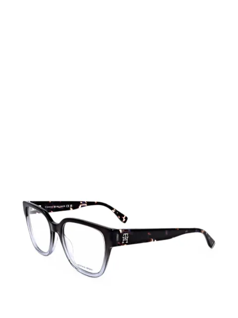 Tommy Hilfiger tortoiseshell-effect square-frame glasses