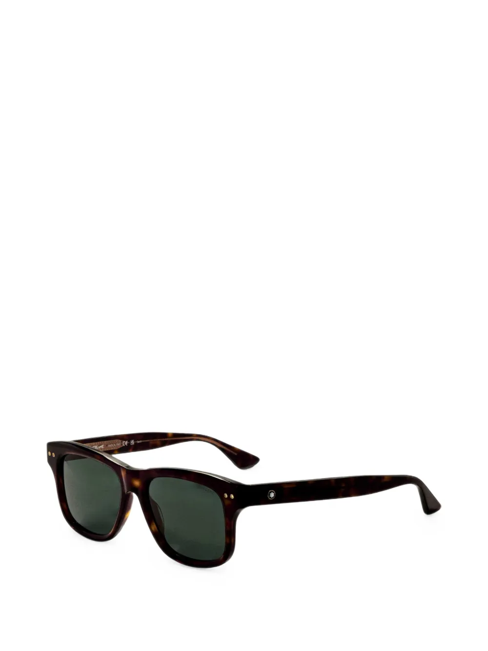 Montblanc square-frame sunglasses - Marrone