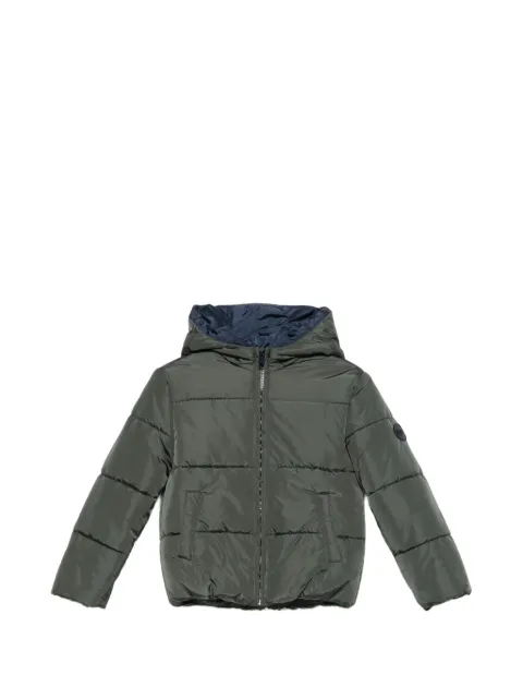 Fay Kids quilted hooded jacket