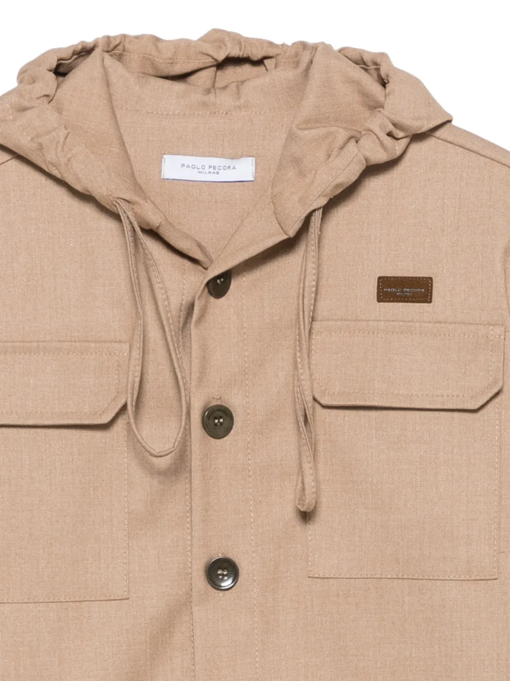 Paolo Pecora Kids Jack met knoopsluiting Beige