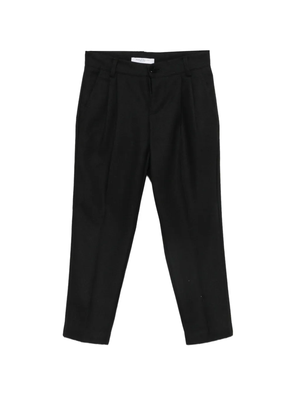 Paolo Pecora Kids pleated tailored trousers - Nero