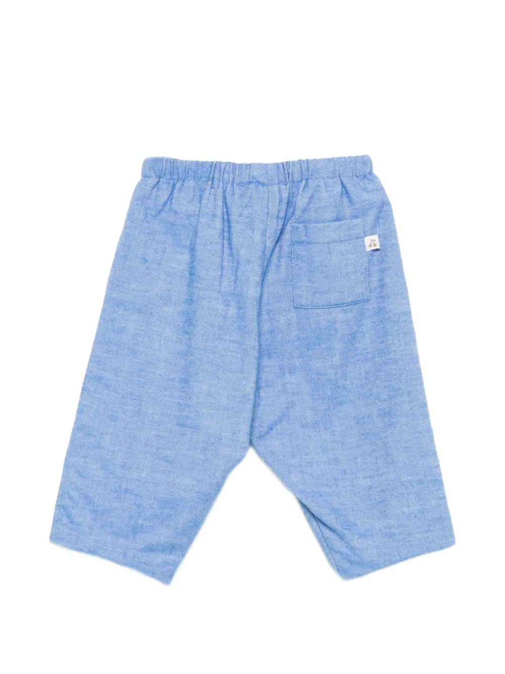 Bonpoint Elastische boek met opgestikte zak Blauw