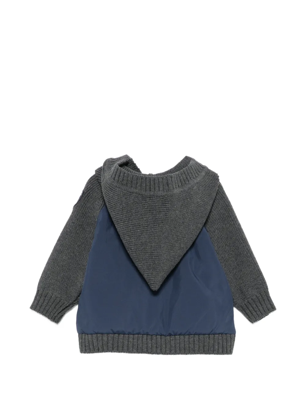 Bonpoint Hoodie met capuchon en vlakken Blauw