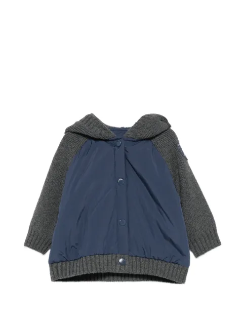 Bonpoint hooded panelled hoodie