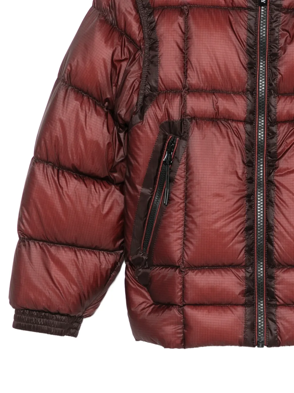 C.P. Company Kids quilted hooded jacket Rood