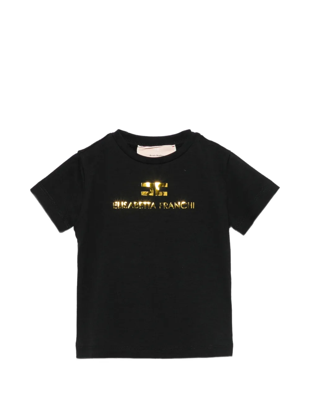 Elisabetta Franchi La Mia Bambina logo-print T-shirt - Nero