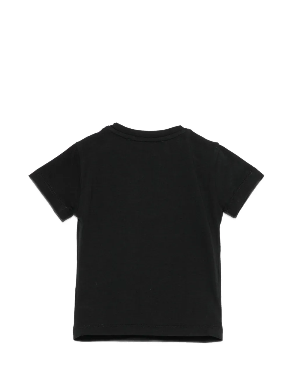 Elisabetta Franchi La Mia Bambina T-shirt met logoprint Zwart