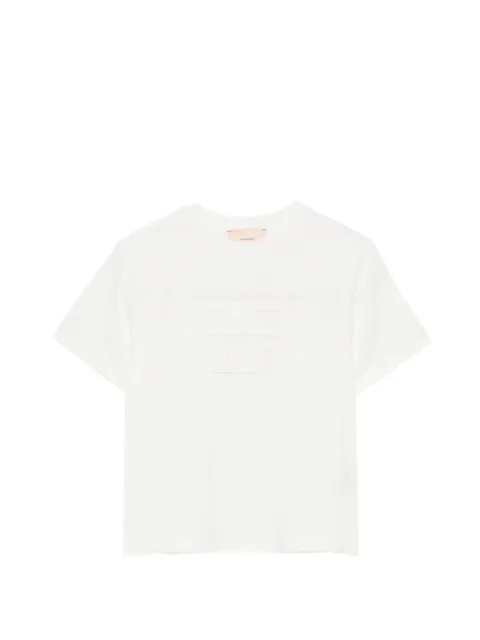 Elisabetta Franchi La Mia Bambina logo-appliqué T-shirt