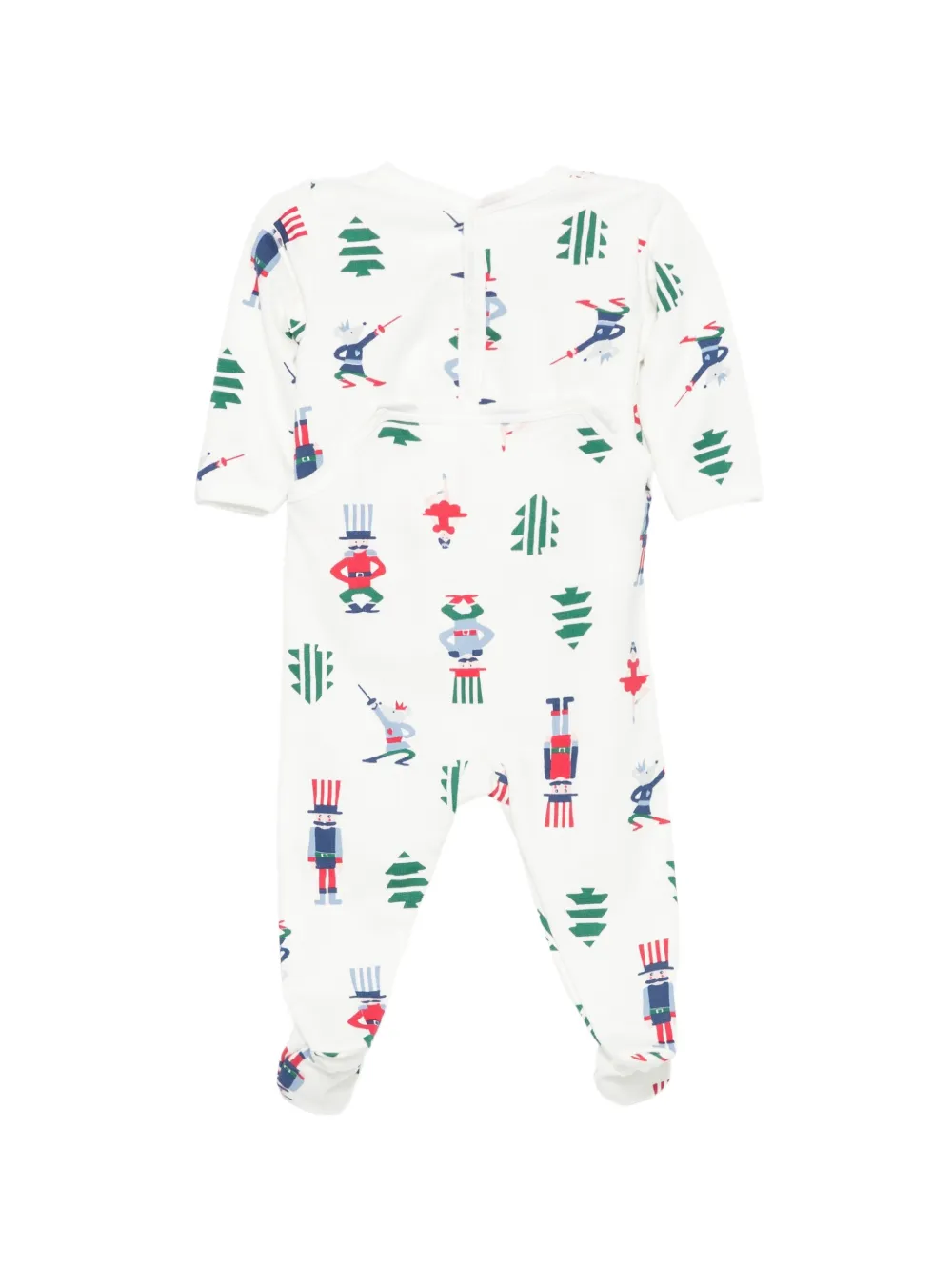 Petit Bateau Pyjama met grafische print Wit