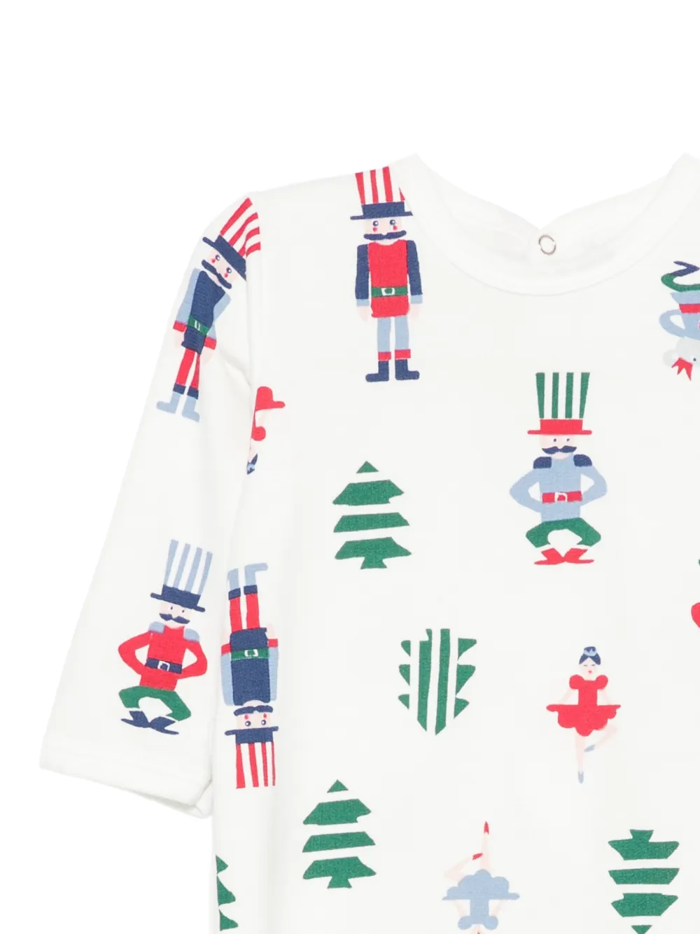 Petit Bateau Pyjama met grafische print Wit