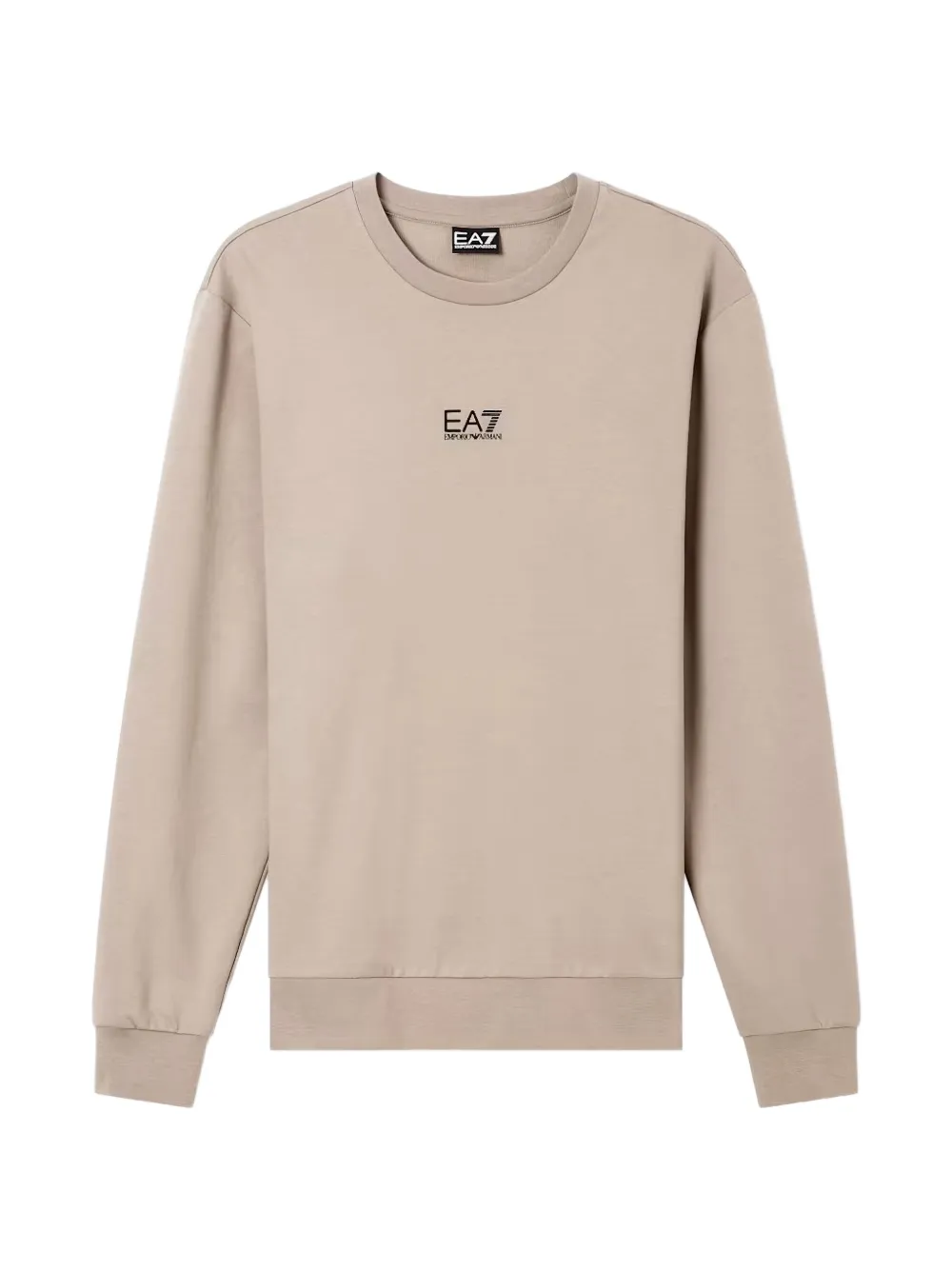 Ea7 Emporio Armani Sweater met logoprint Beige