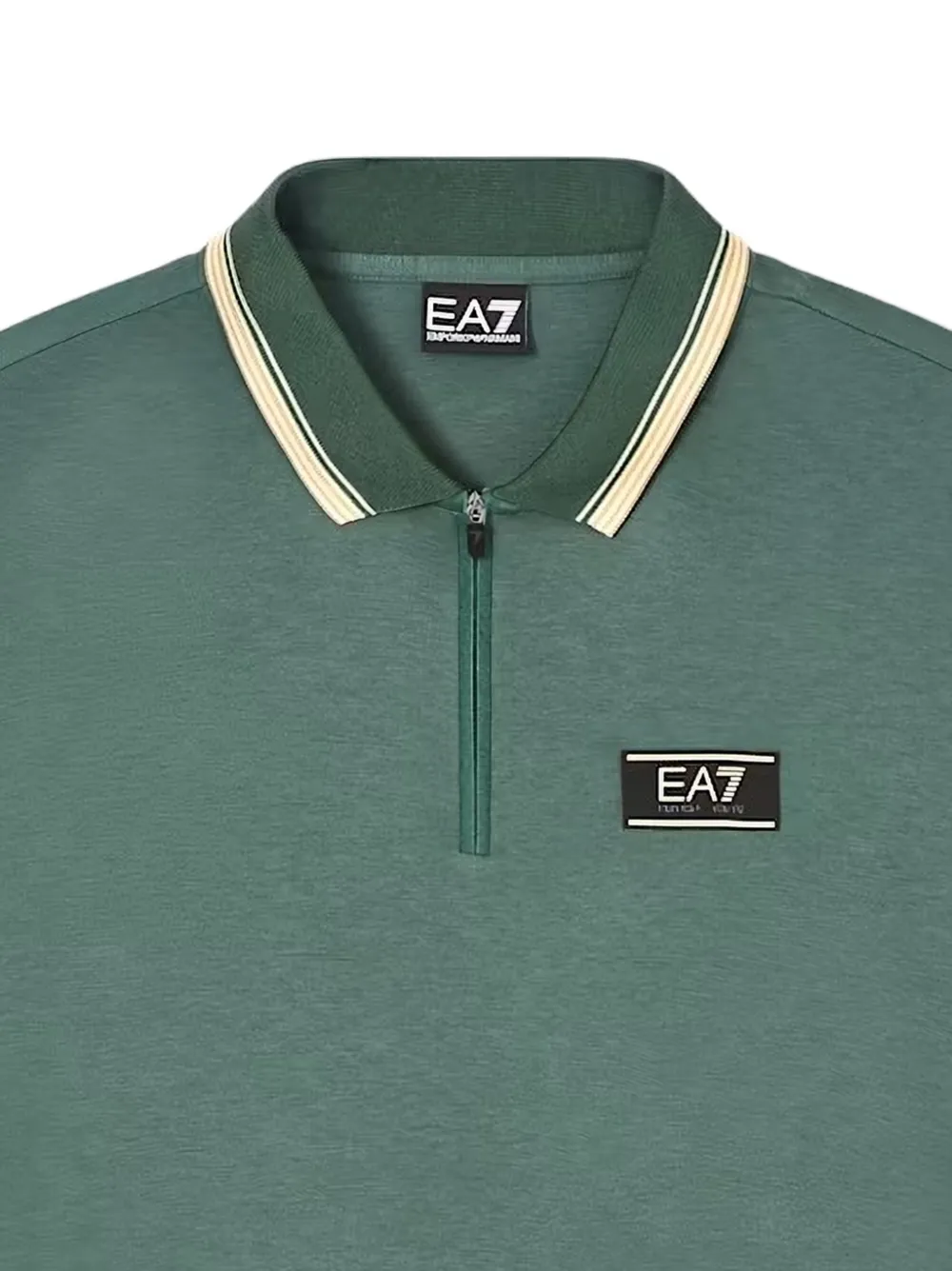 Ea7 Emporio Armani Portemonnee met logopatch Groen