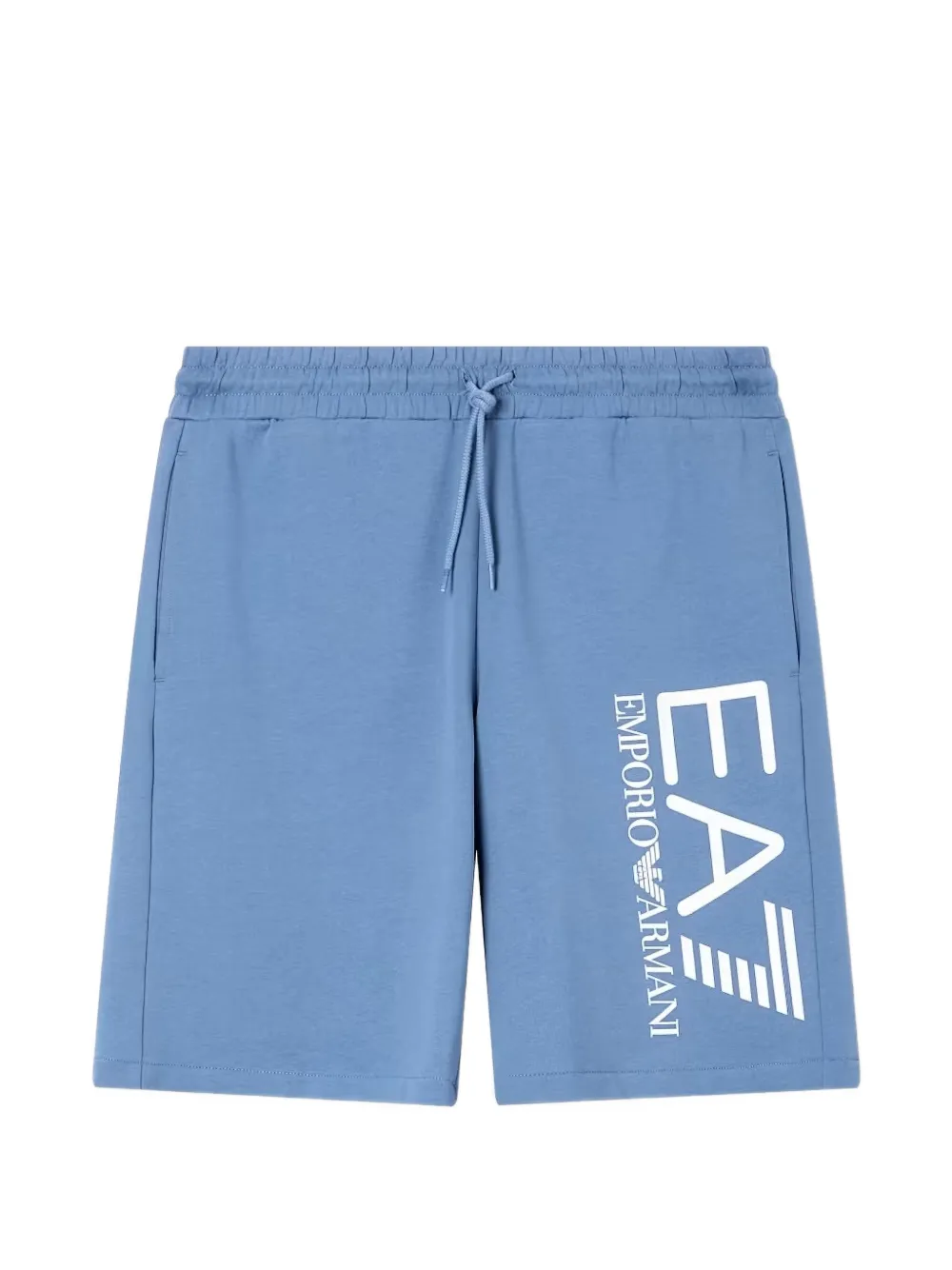 Ea7 Emporio Armani Shorts mit Kordelzug - Blau