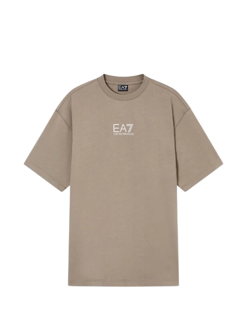 Ea7 Emporio Armani T-Shirt mit tiefen Schultern - Nude