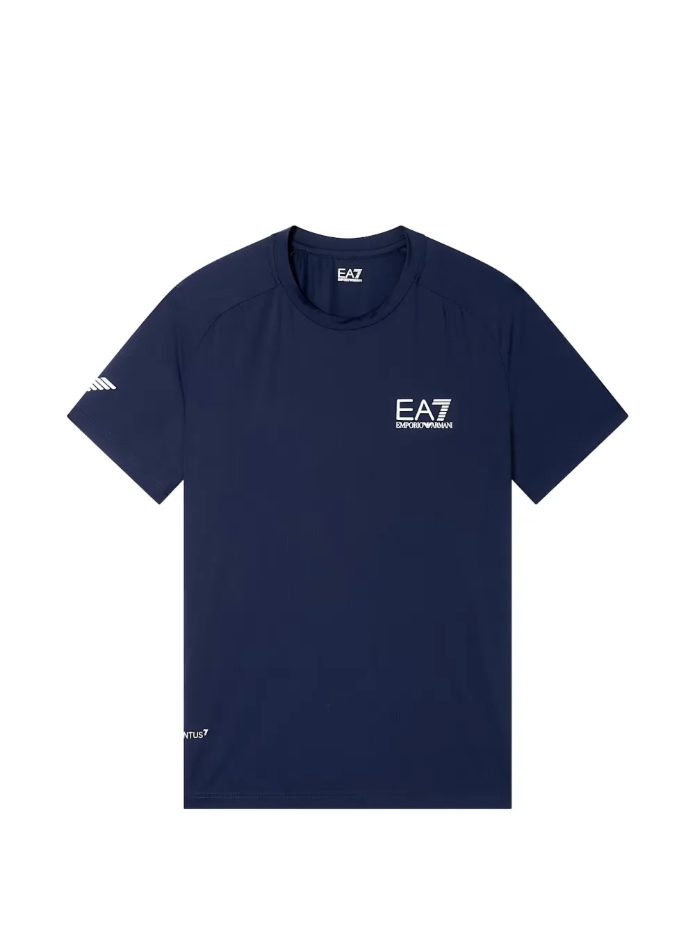 Ea7 Emporio Armani T-shirt met logoprint Blauw