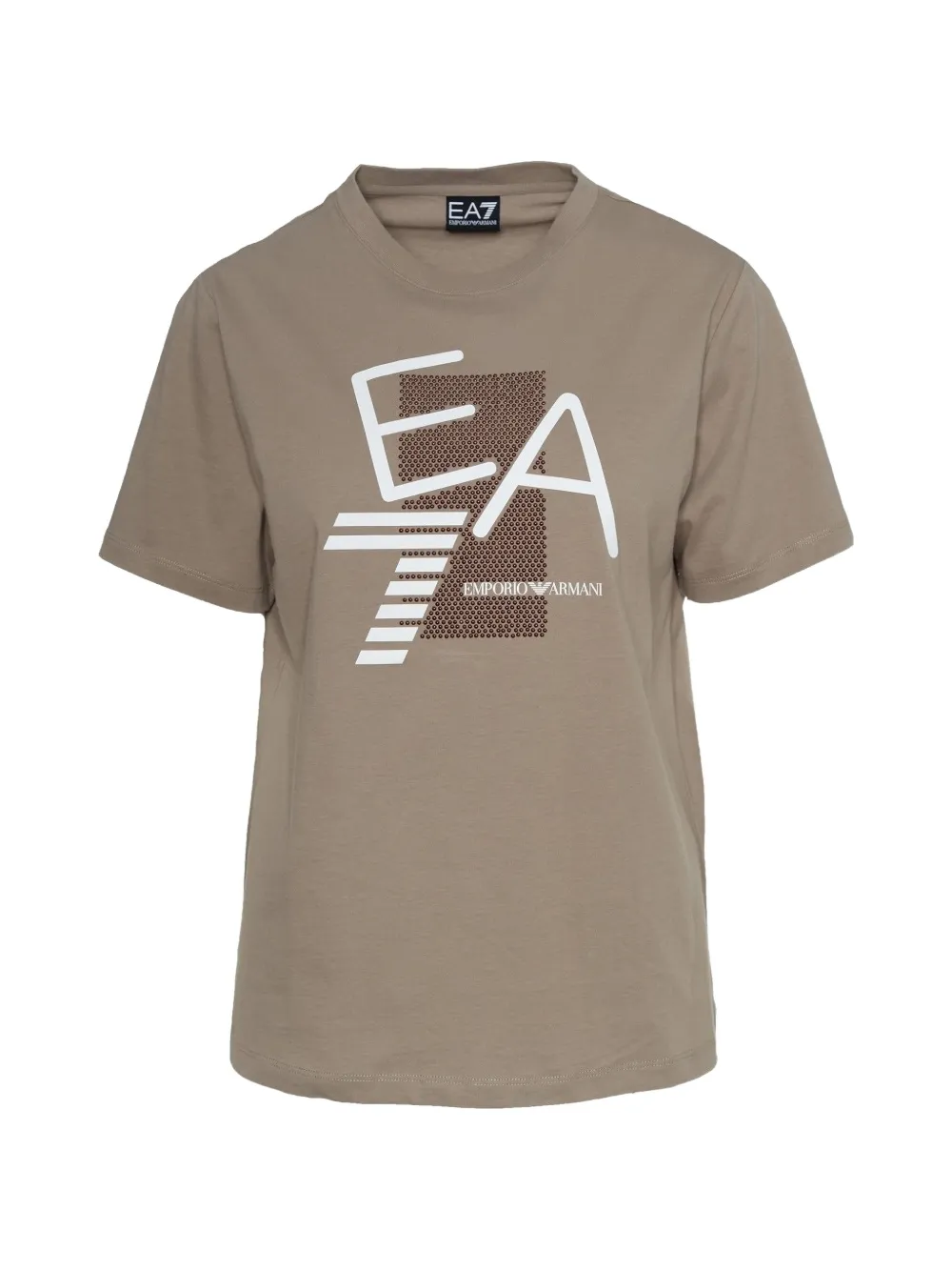 Ea7 Emporio Armani logo-print cotton T-shirt