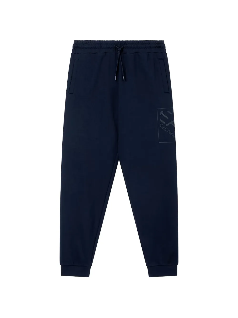 Ea7 Emporio Armani Trainingsbroek met logoprint Blauw