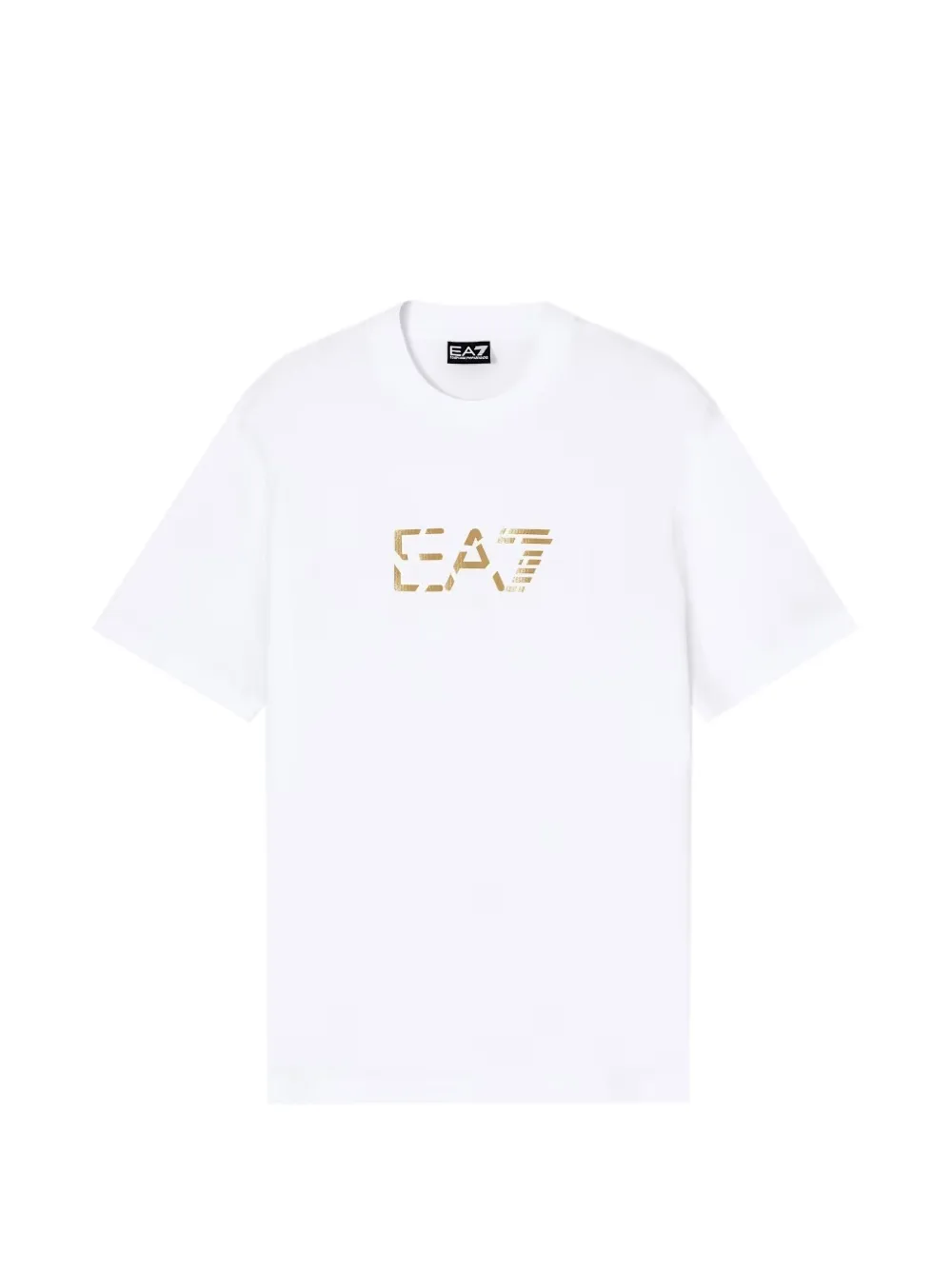 Ea7 Emporio Armani T-shirt met logoprint Wit