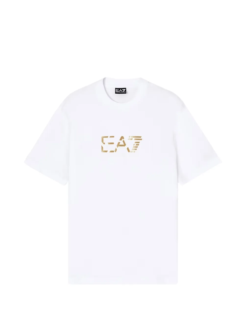 Ea7 Emporio Armani T-shirt met logoprint Wit