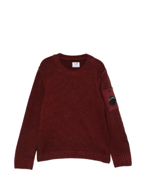 C.P. Company Kids Lens-detail knitted sweater