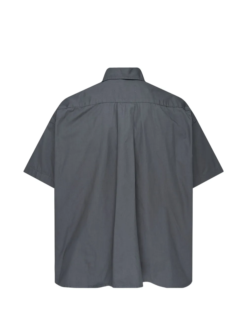 Maison MIHARA YASUHIRO logo-patch short-sleeve shirt Grijs