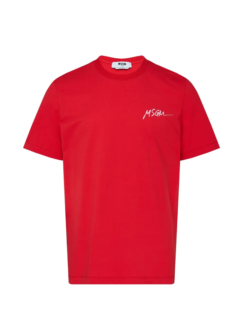MSGM logo T-shirt | Red | Image 1