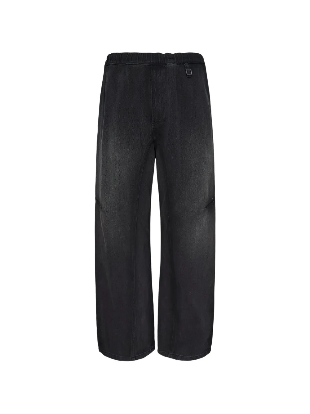 Wooyoungmi elasticated-waist faded-effect jeans - Grigio