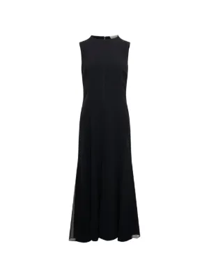 MM6 Maison Margiela Slip Maxi Dress | Black | FARFETCH