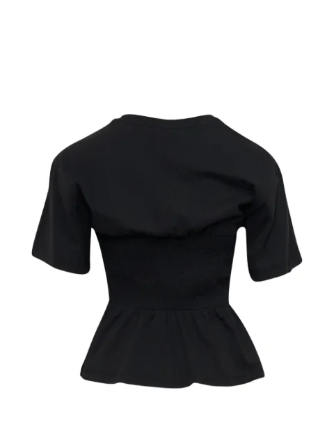 Ulla Johnson Mila ruched peplum T-shirt