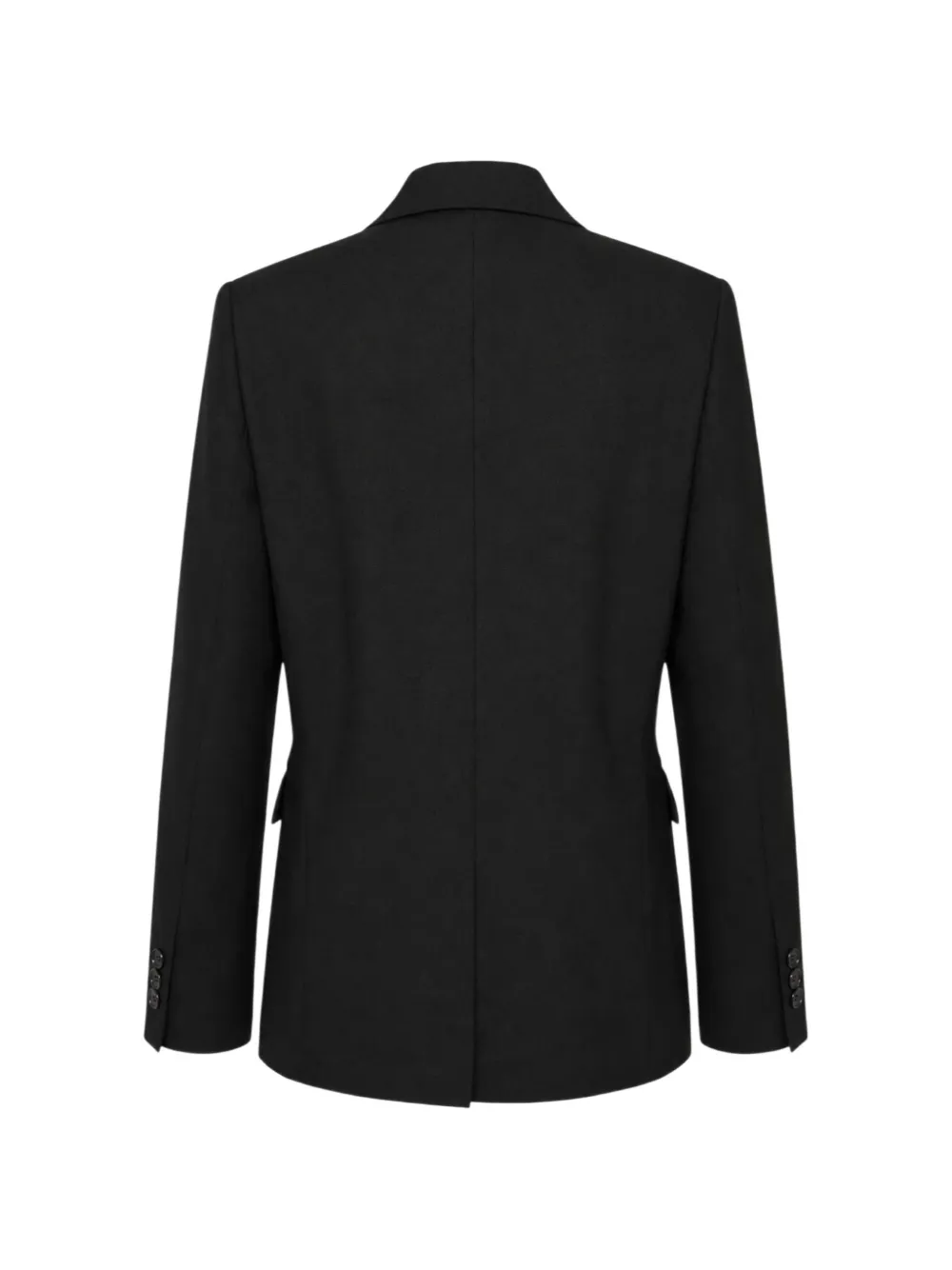 Black Comme Des Garçons Tropical Peter Pan collar blazer Zwart