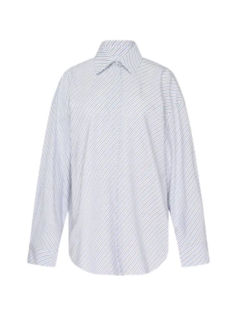 MSGM diagonal-stripe shirt
