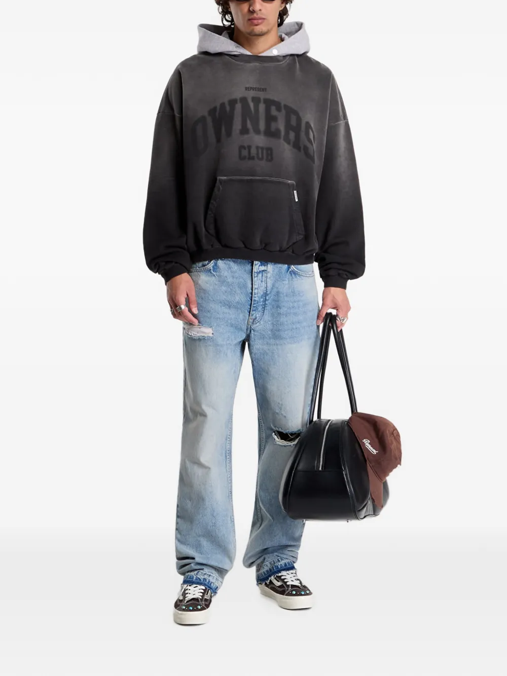 Represent Owners Club hoodie met logo-print Zwart