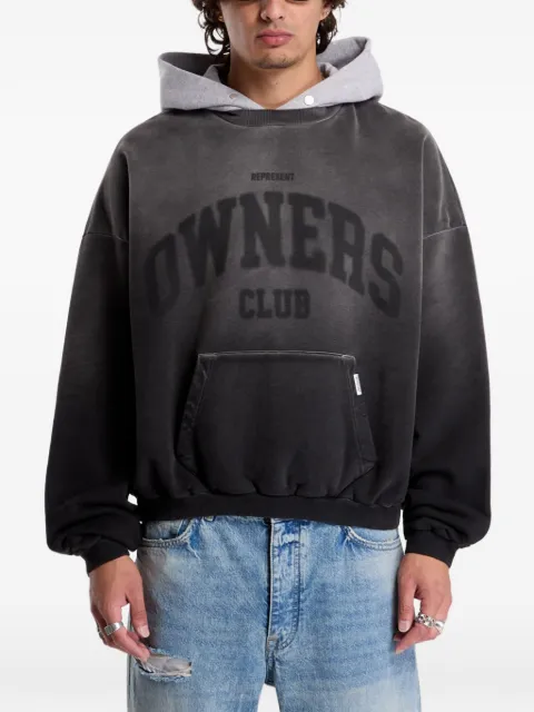 Represent Owners Club logo-print hoodie