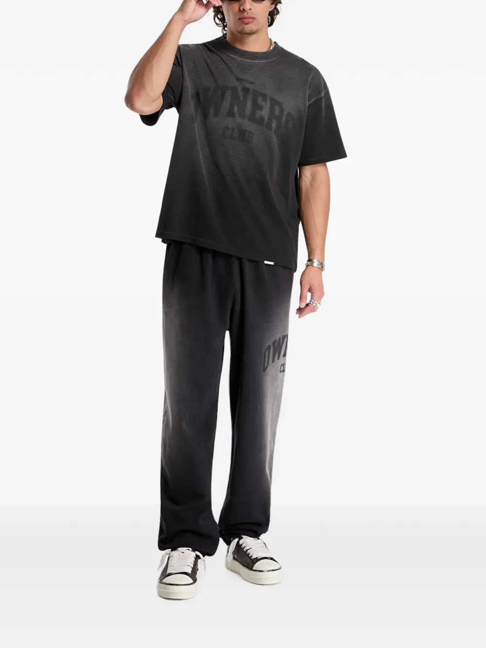 Represent Trainingsbroek met print Zwart