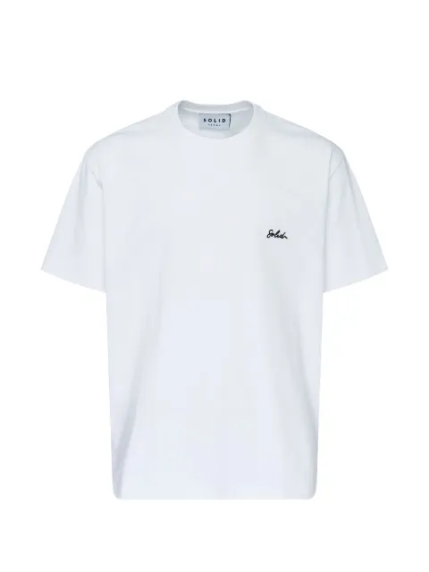 SOLID HOMME Signature Script T-shirt