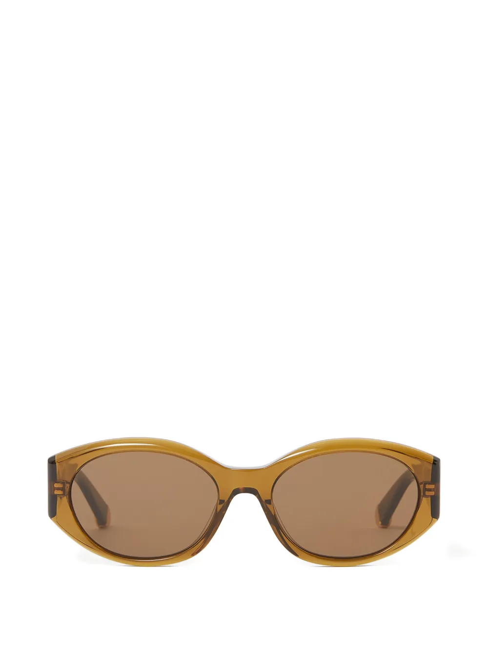 Stella McCartney Eyewear lunettes de soleil à monture géométrique - Marron Stella McCartney Eyewear lunettes de soleil à monture géométrique - Marron