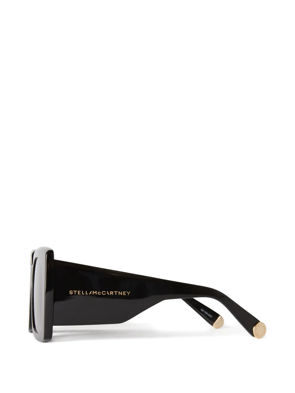 Stella McCartney Eyewear Zonnebril met vierkant montuur Zwart
