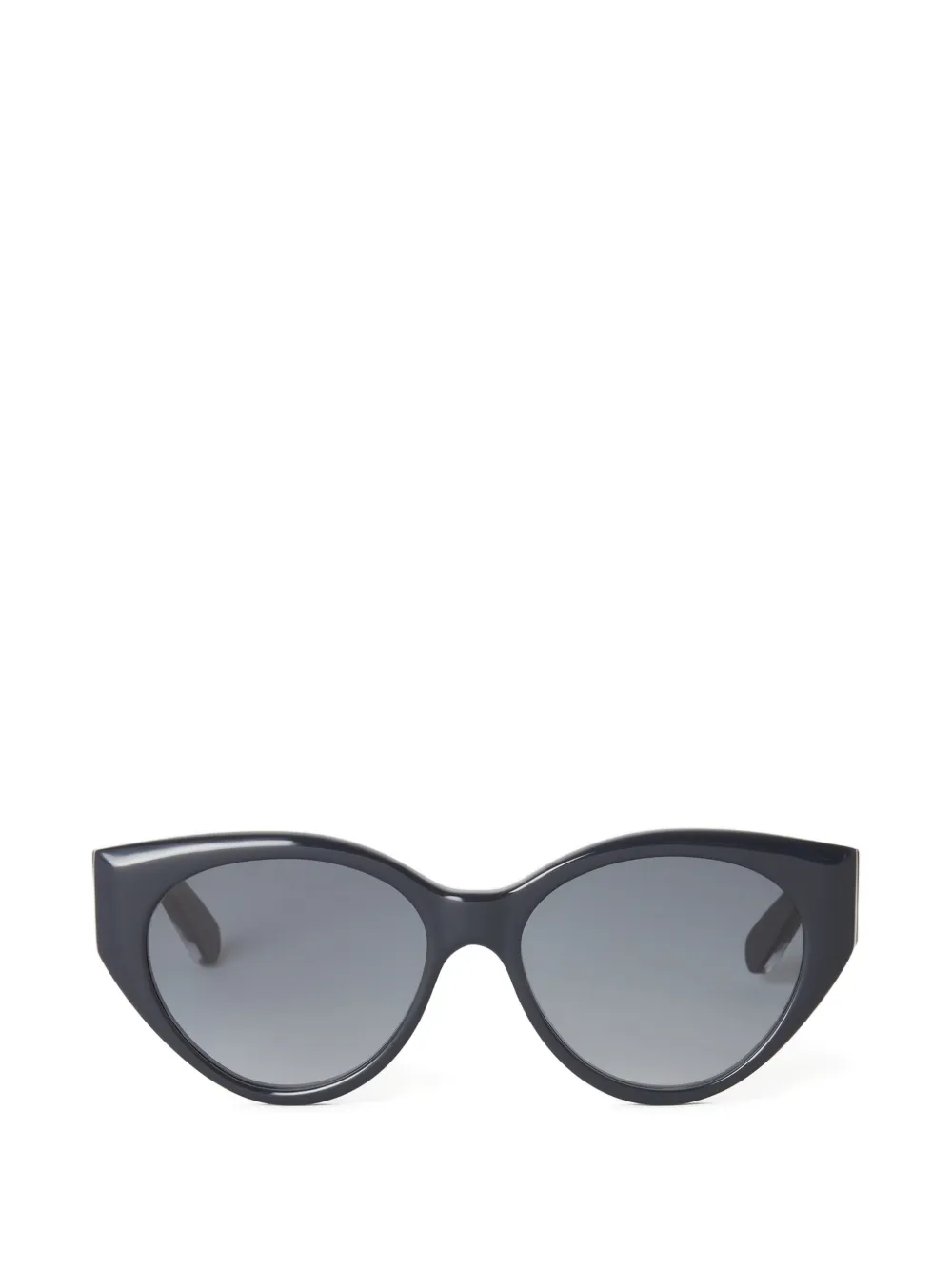 Stella McCartney Eyewear Occhiali da sole cat-eye con dettaglio glitter - Blu
