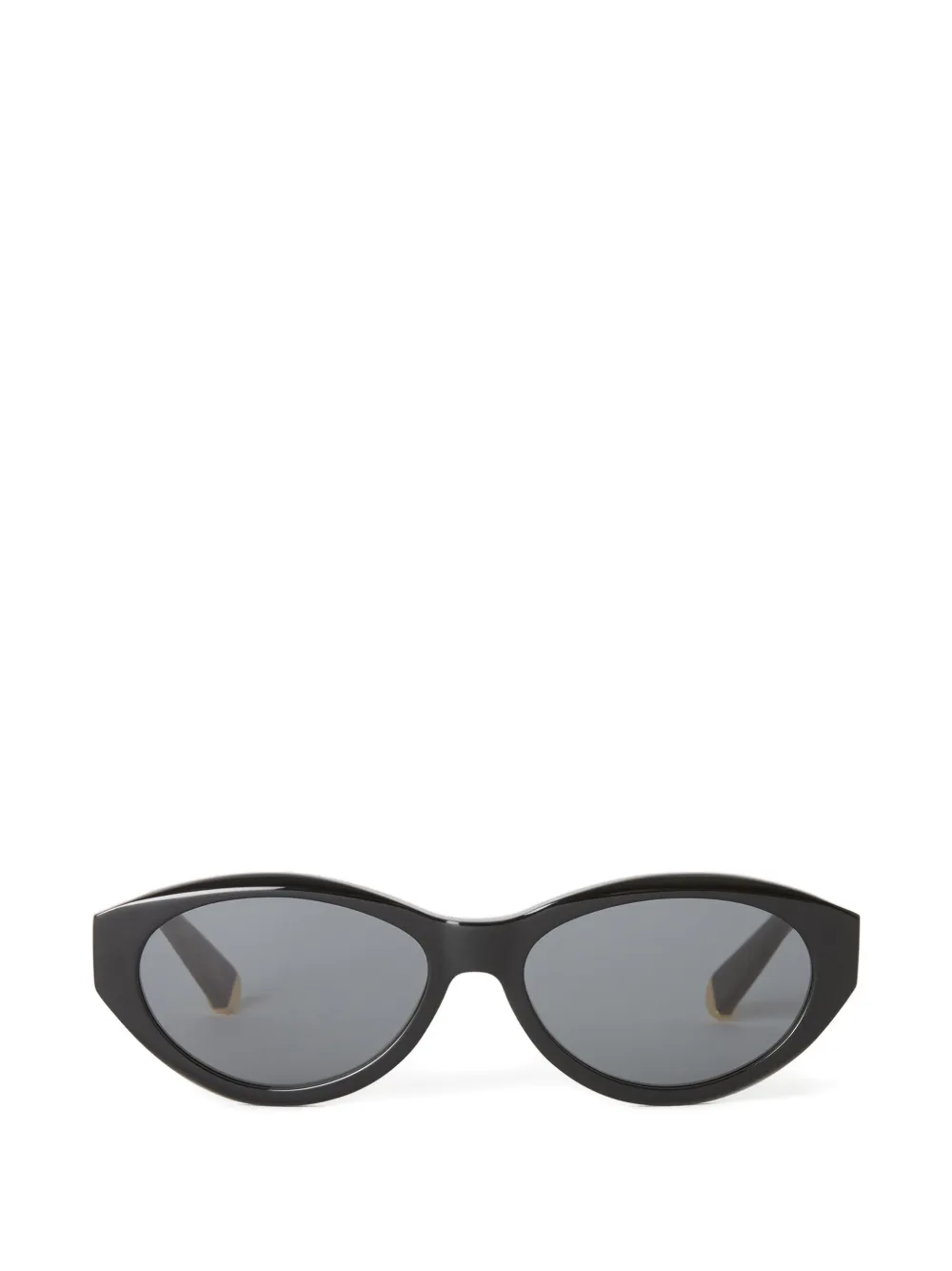 Stella McCartney Eyewear Sonnenbrille mit ovalem Gestell - Schwarz