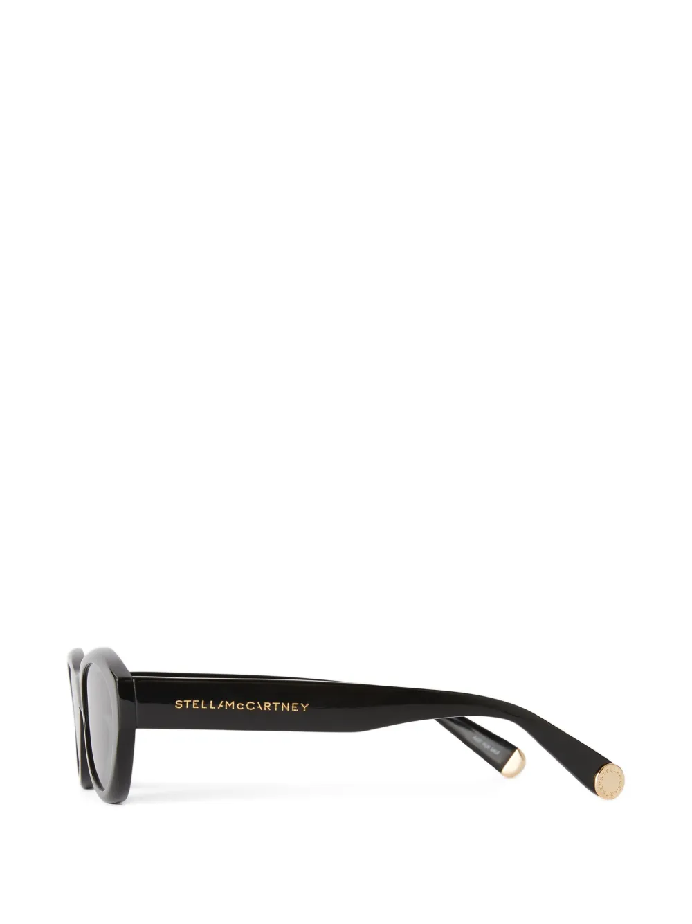 Stella McCartney Eyewear Zonnebril met ovalen montuur Zwart