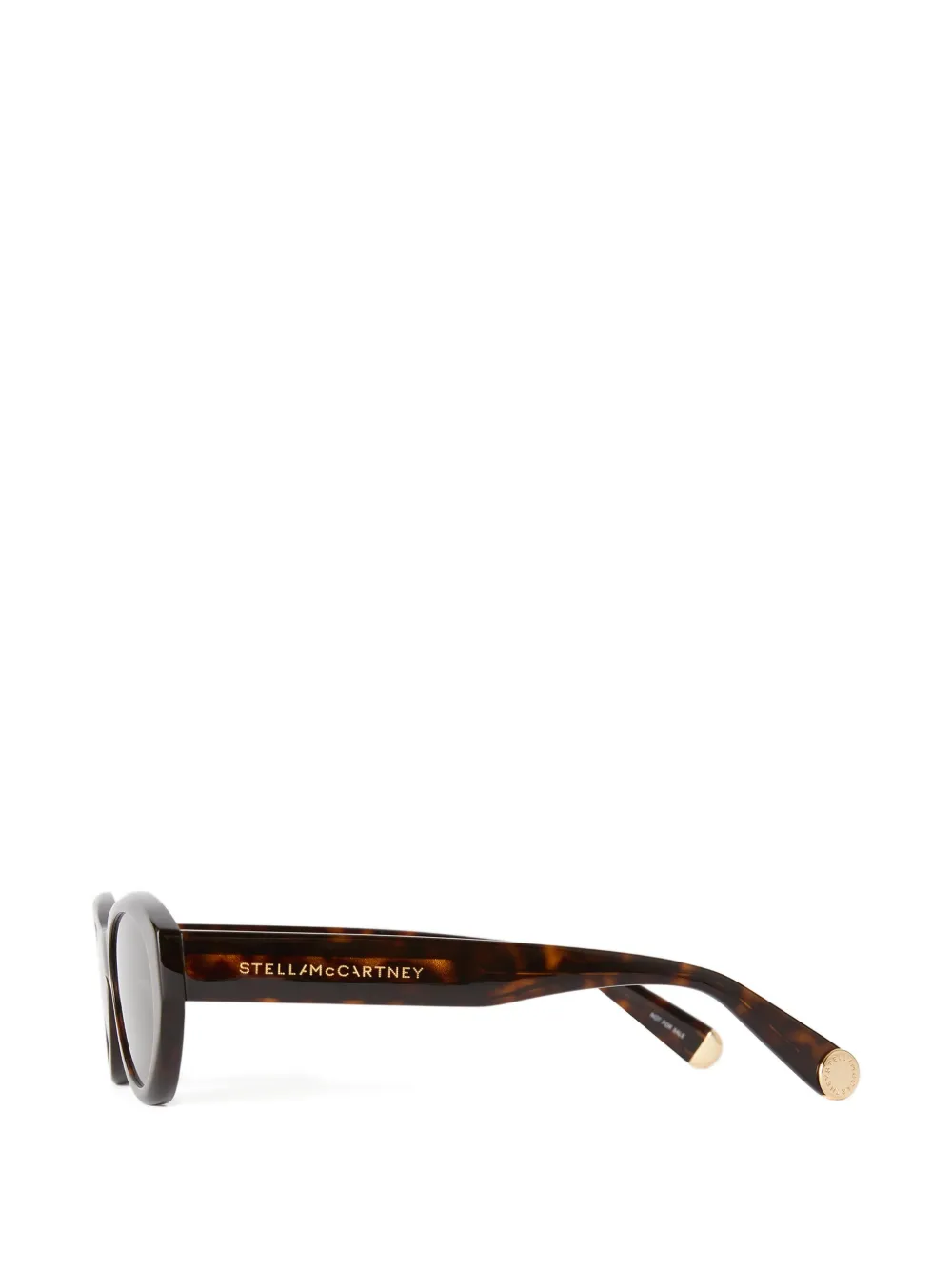 Stella McCartney Eyewear Zonnebril met cat-eye montuur Bruin